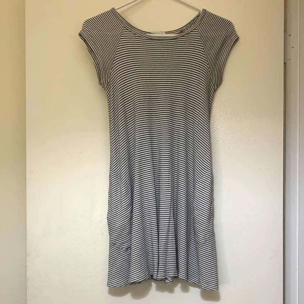 Black and White striped Dress LABOR DAY SALE